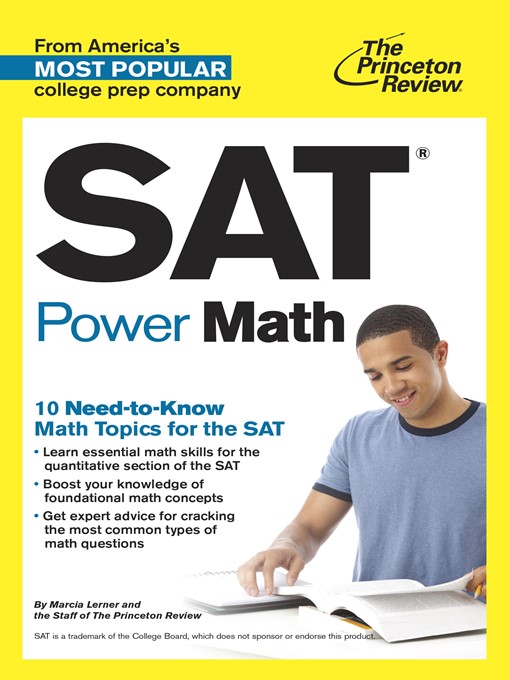 Title details for SAT Power Math by The Princeton Review - Available